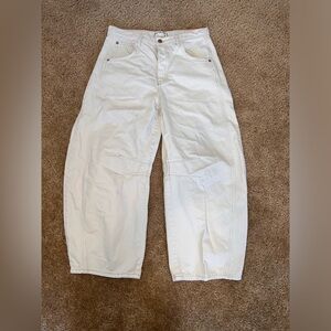 Free People Barrel jeans